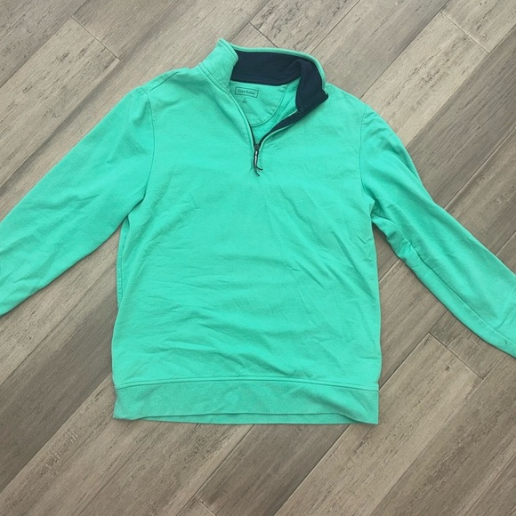 CLUB ROOM | Men's Green Quarter-Zip Sweater - Picture 1 of 2